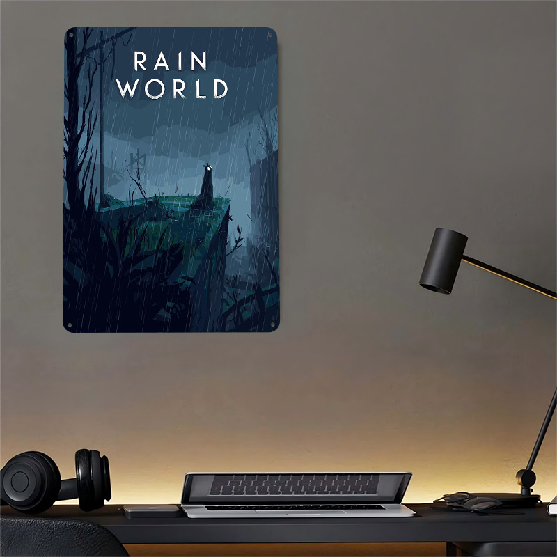 Rain World Game Cover Art Tin  - World Of Retro Gaming のレビューと価格