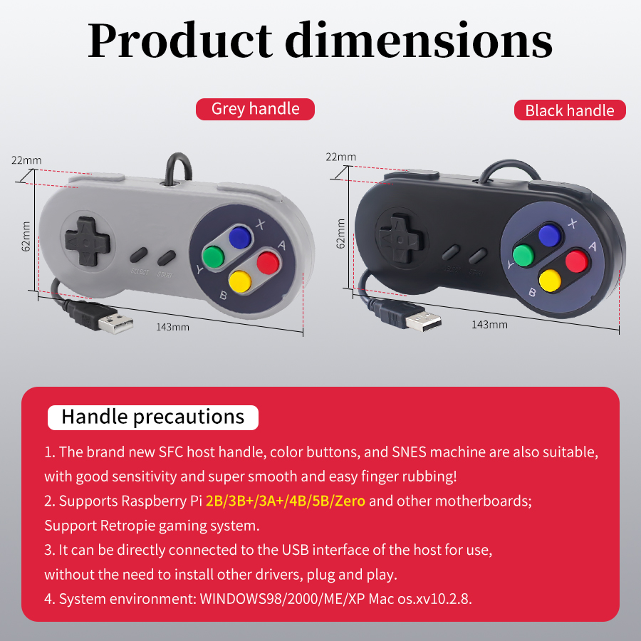 USB Wired Game Controller Plug - Retro Gaming With Raspberry Pi のレビューと価格
