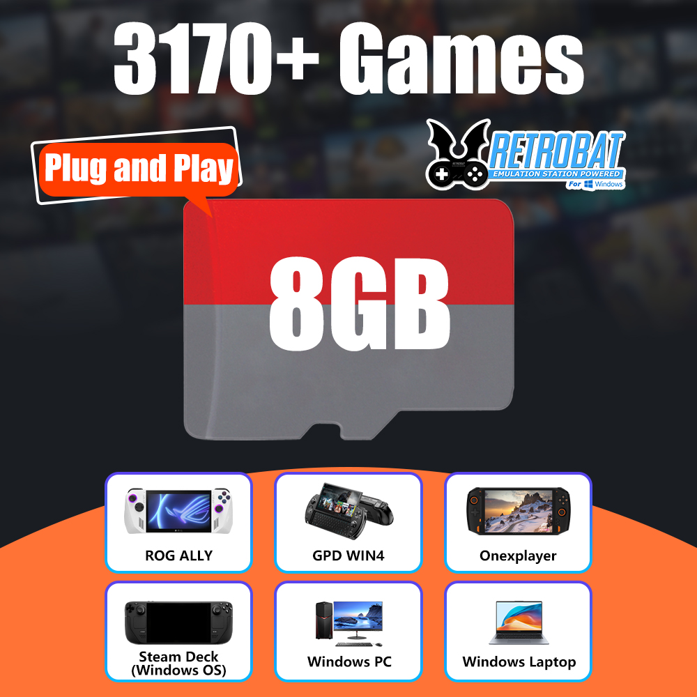 8GB TF Game Card with 3170 Ret - Retro Gaming Emulator Console のレビューと価格